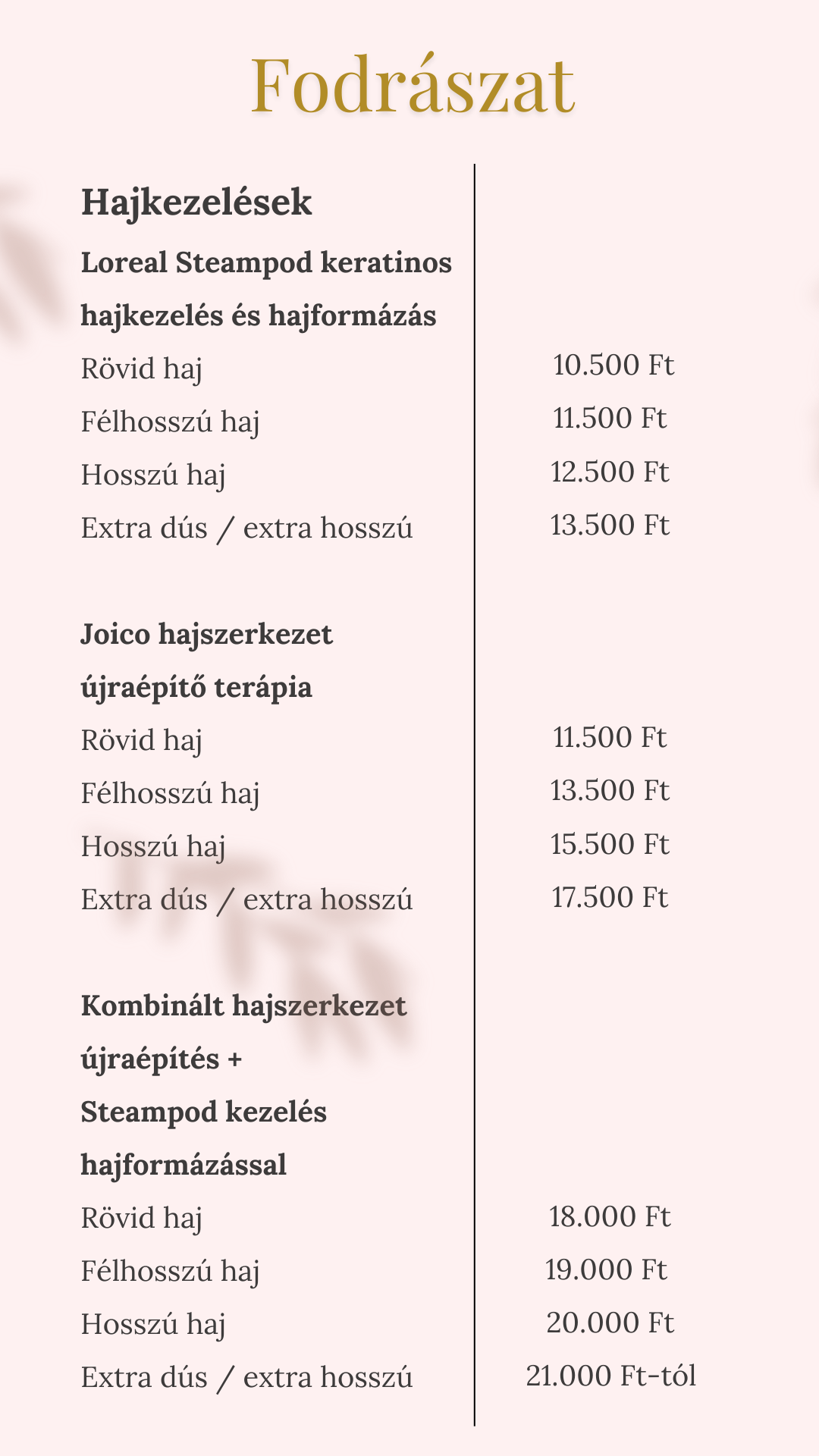 hajkezelések